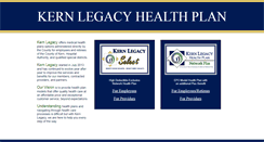 Desktop Screenshot of kernlegacyhp.com
